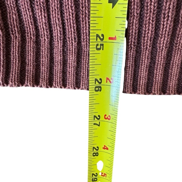 VTG Woolrich Cabernet Knit Cardigan Ribbed Button Up Sweater L - Picture 5 of 9